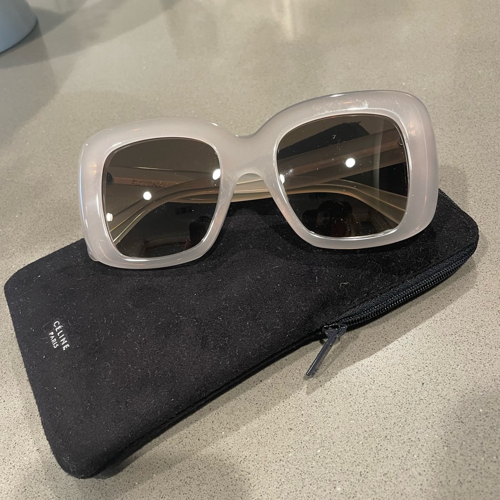 White frost Celine sunglasses
